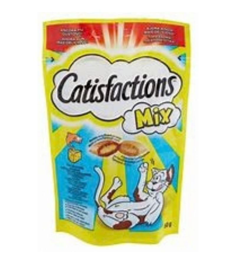 CATISFACTIONS – Snack Con Salmone E Formaggio – 60 Gr