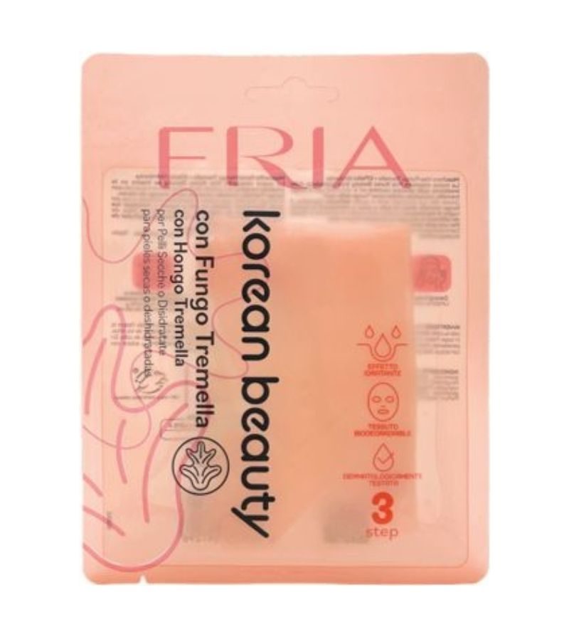 FRIA – Korean Maschera In Tessuto Con Fungo Tremella Per Pelli Secche